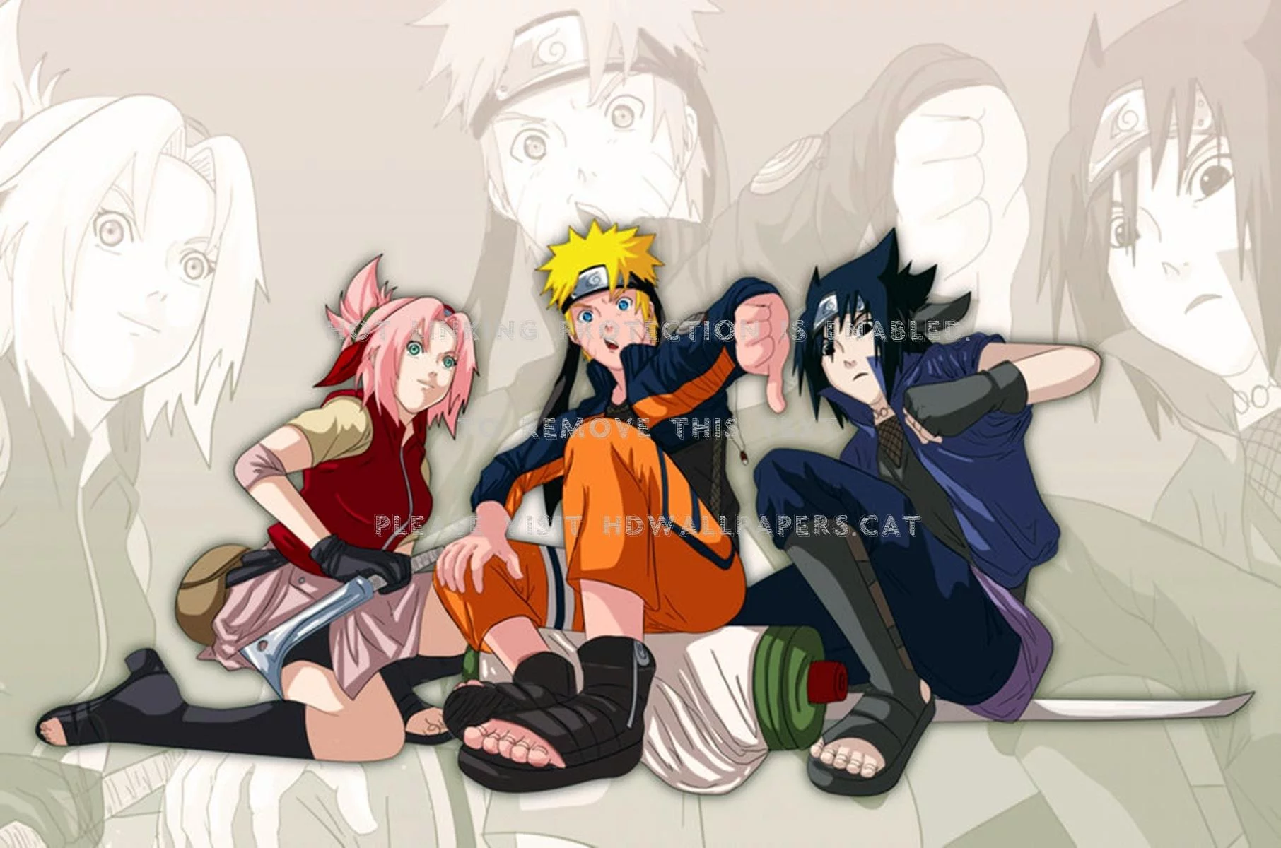 Free Download Naruto Desktop Wallpaper Team 7 Page 543142 (1812 x 1200)