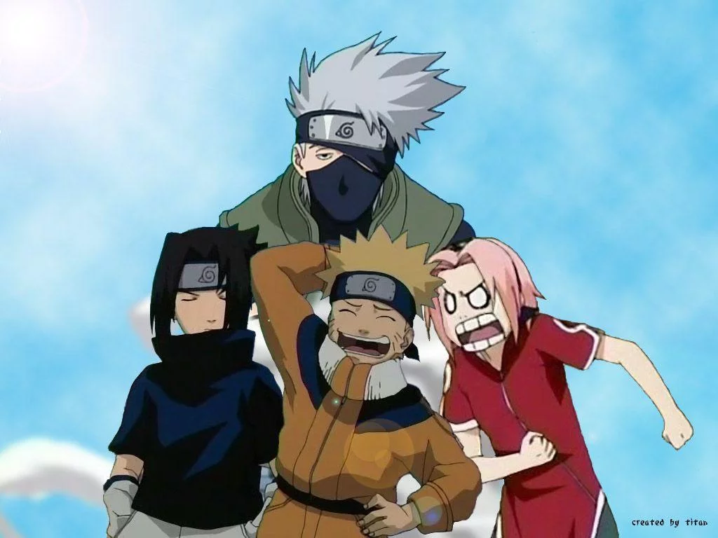 Free Download Naruto Desktop Wallpaper Team 7 Page 543169 (1024 x 768)