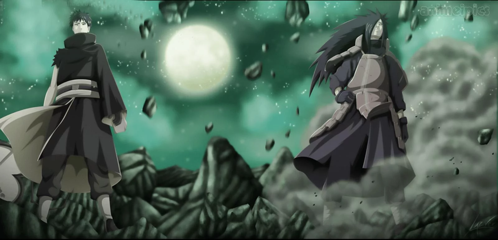 Free Download Naruto Dual Monitor Wallpaper Obito Madara Page 545617 (1600 x 770)