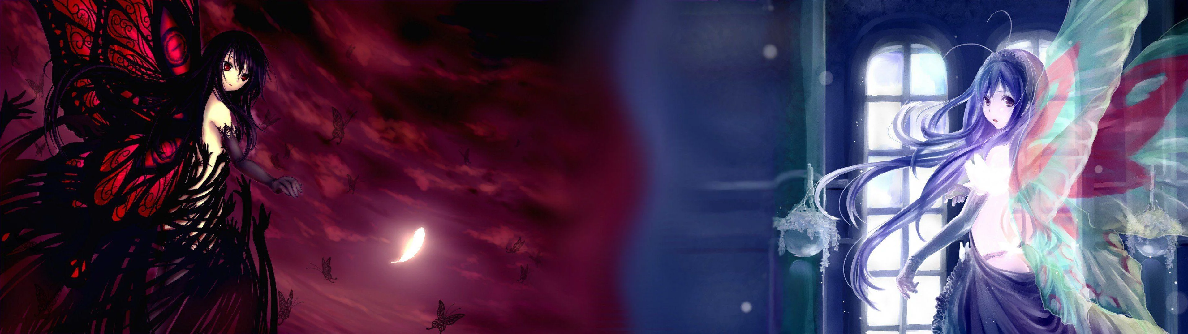 Free Download Naruto Dual Monitor Wallpaper Sun And Moon Page 546342 (3840 x 1080)