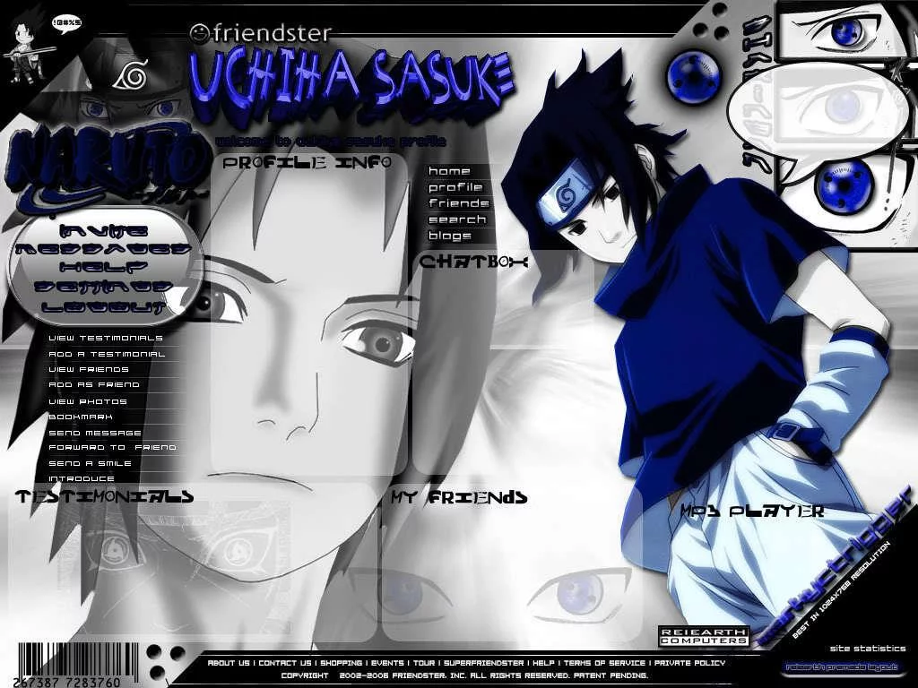 Free Download Naruto Emo Sasuke Wallpaper Page 548606 (1024 x 768)