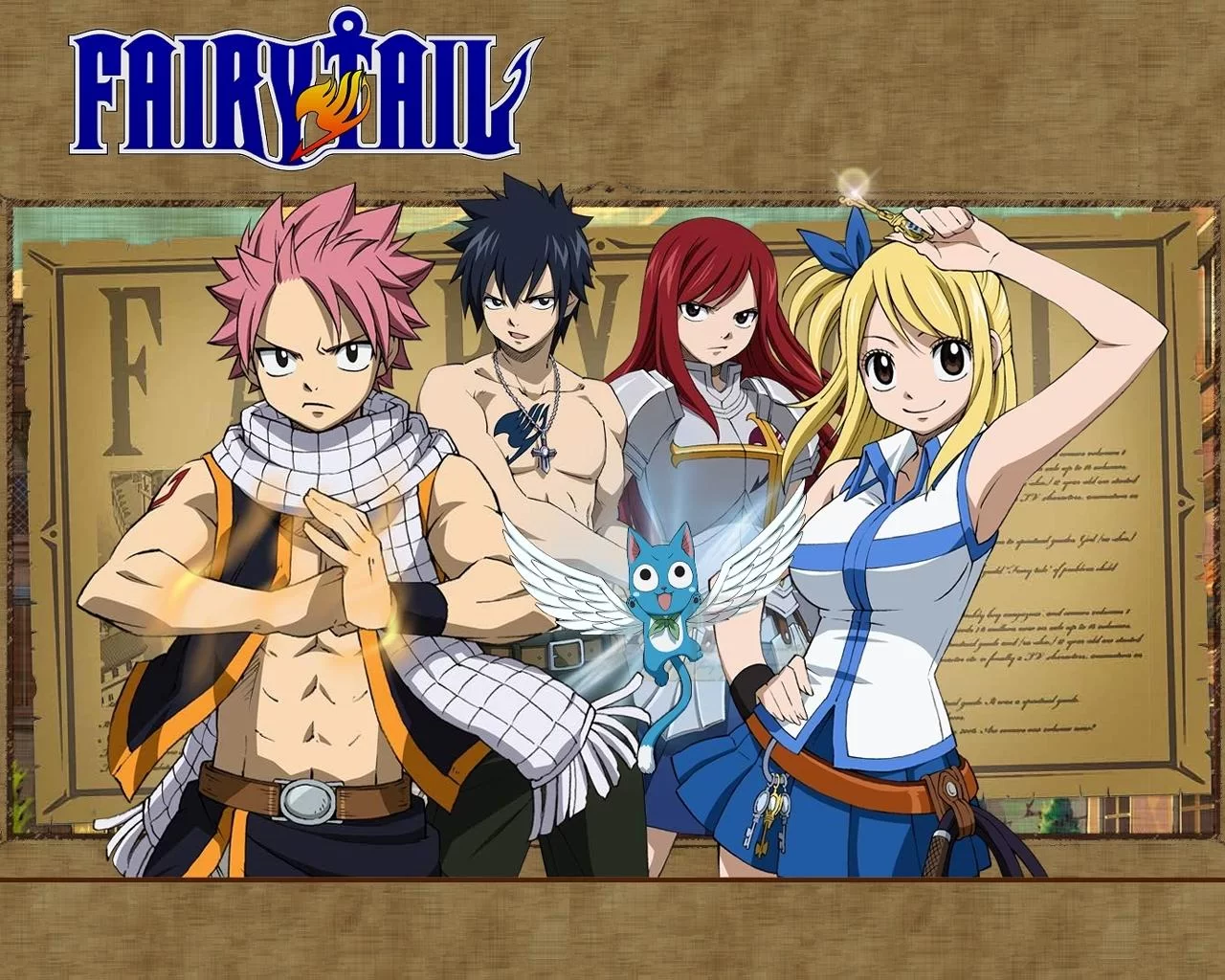 Free Download Naruto Fairy Tail One Piece Wallpaper Page 552877 (1280 x 1024)