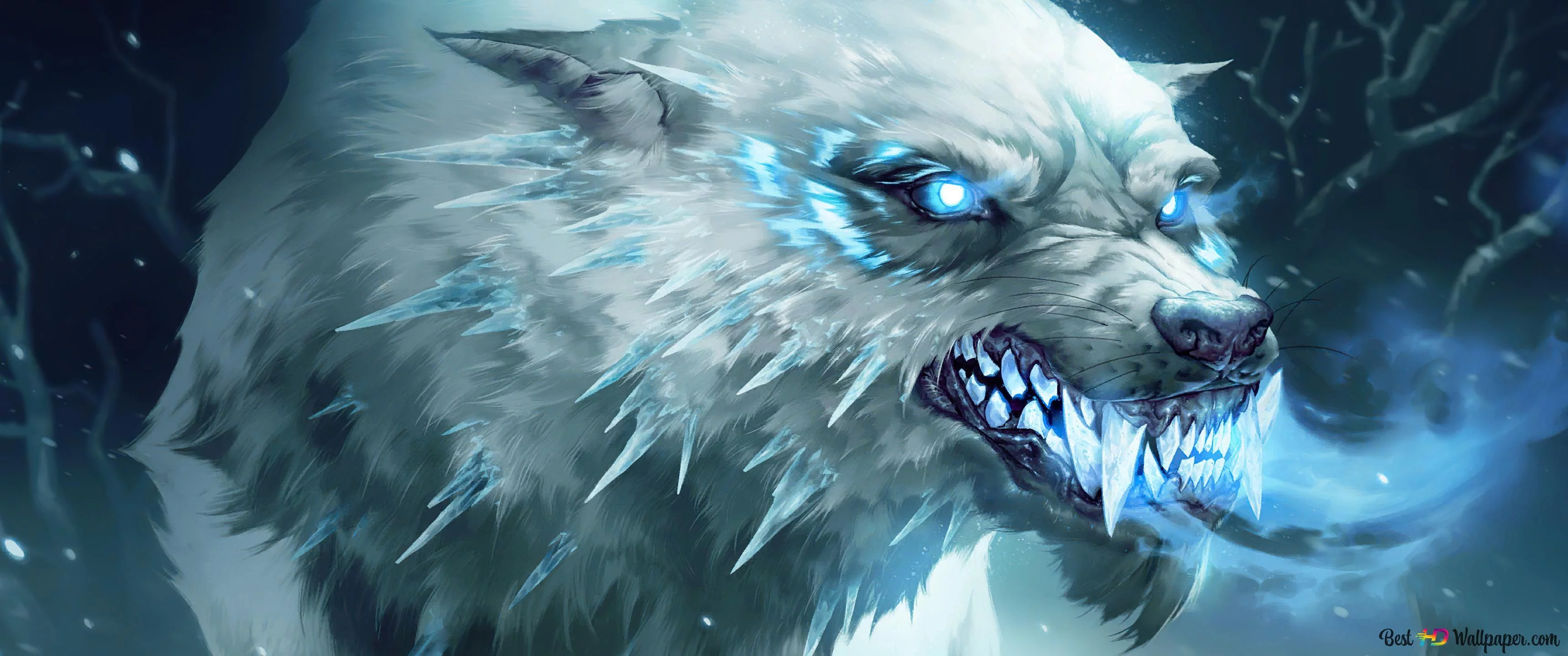 Free Download Naruto Fang Wolf Wallpaper Page 553131 (3440 x 1440)