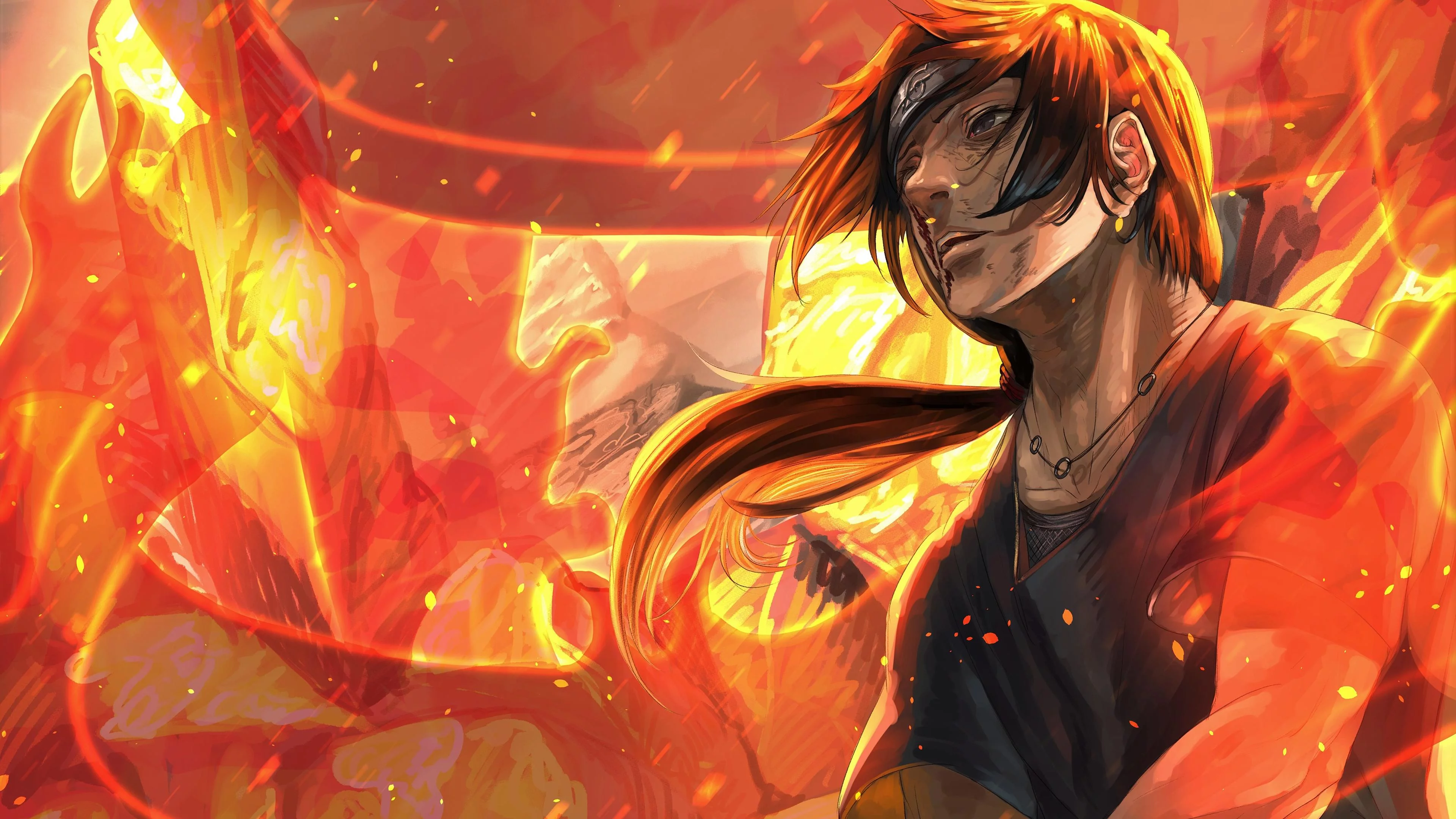 Free Download Naruto Fire 4k Hd Wallpaper Hd Page 554703 (3840 x 2160)