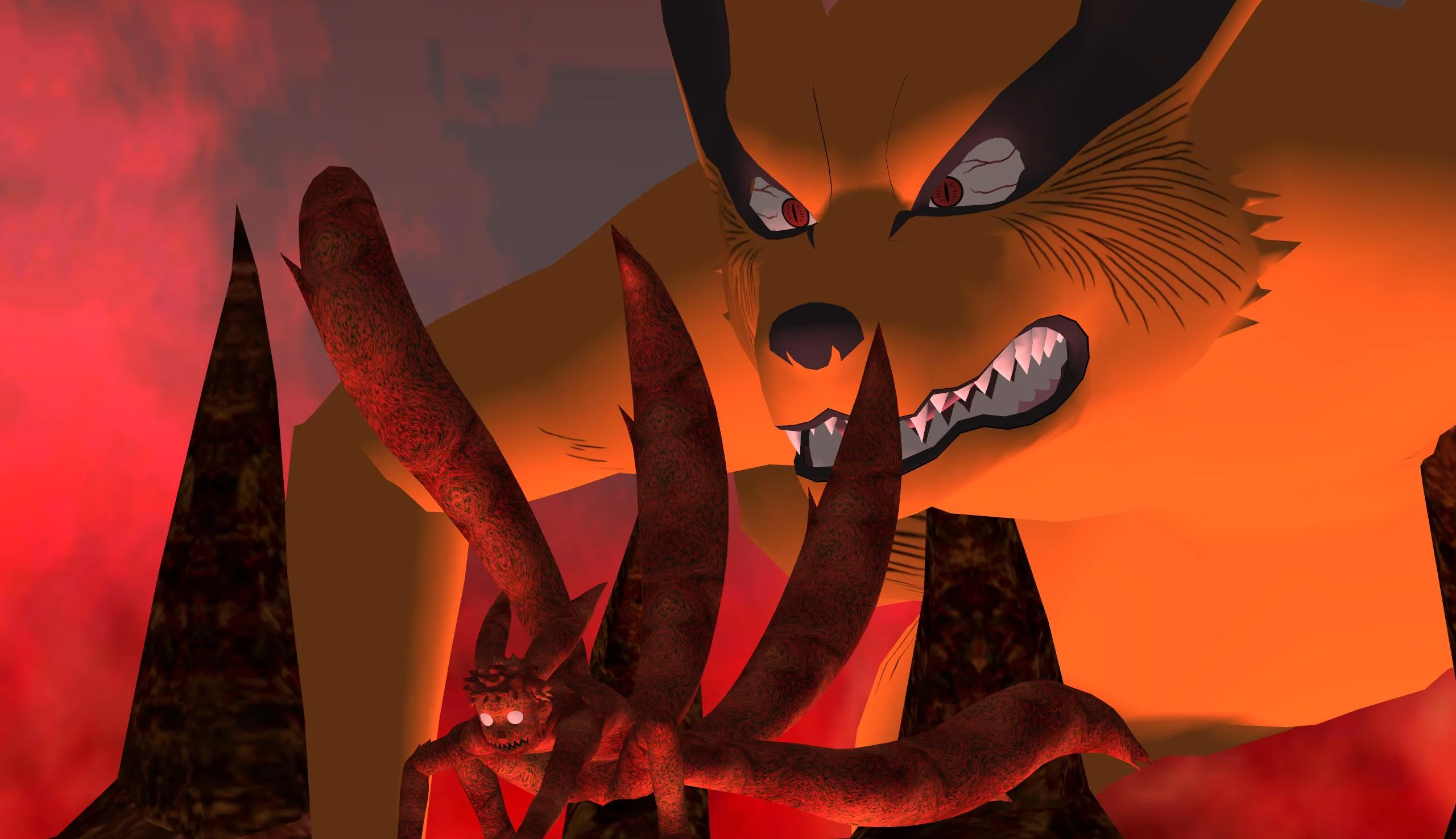Free Download Naruto Four Tails Wallpaper Page 554818 (2560 x 1476)