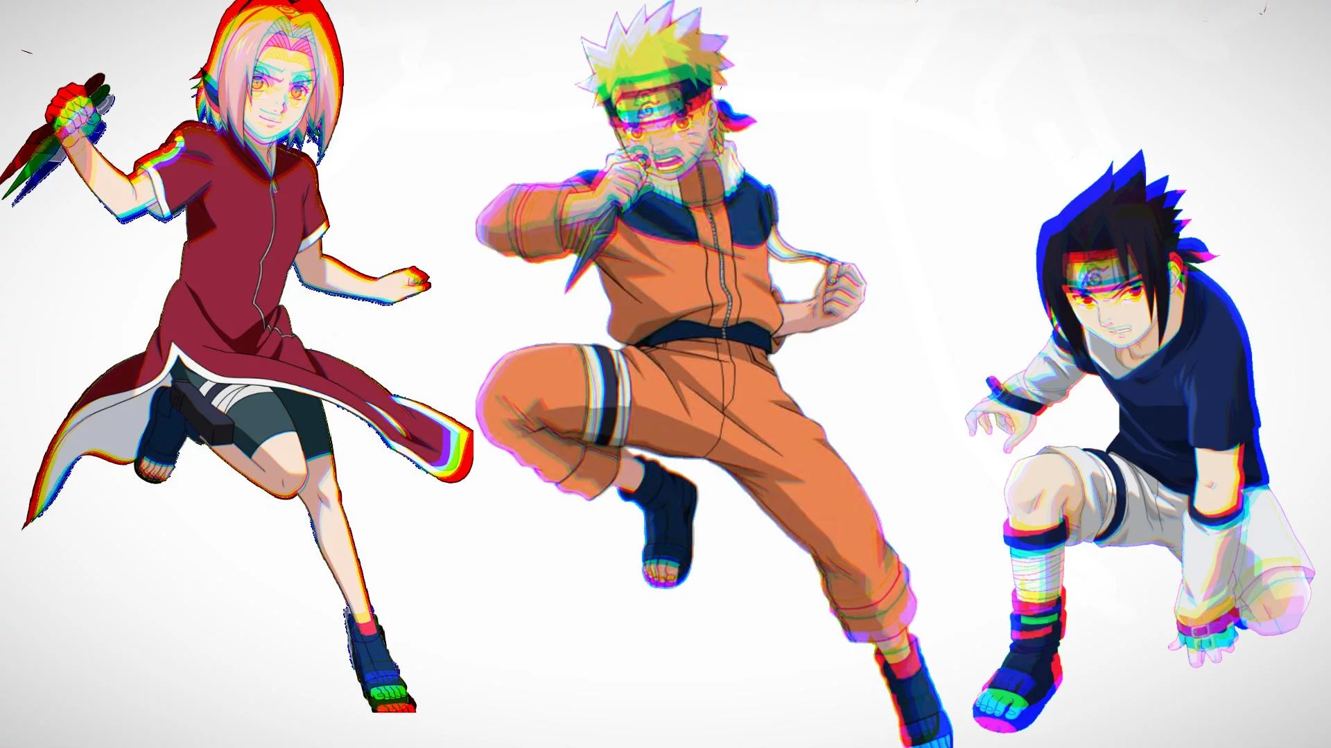 Free Download Naruto Glitch Art Wallpaper Page 568209 (1920 x 1080)