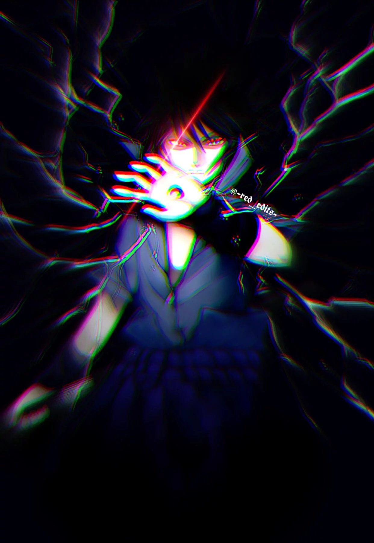 Free Download Naruto Glitch Art Wallpaper Page 568233 (1242 x 1800)