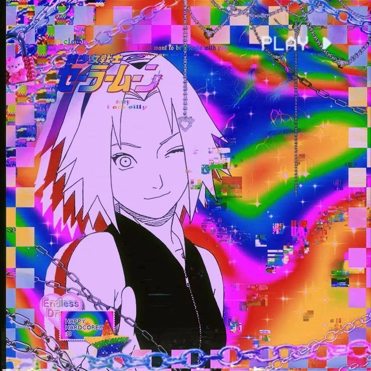 Free Download Naruto Glitch Art Wallpaper Page 568265 (736 x 736)