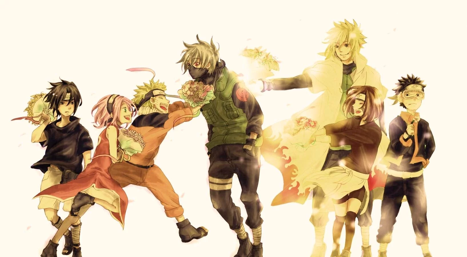 Free Download Naruto Kakashi Minato Wallpaper Page 568455 (1634 x 900)