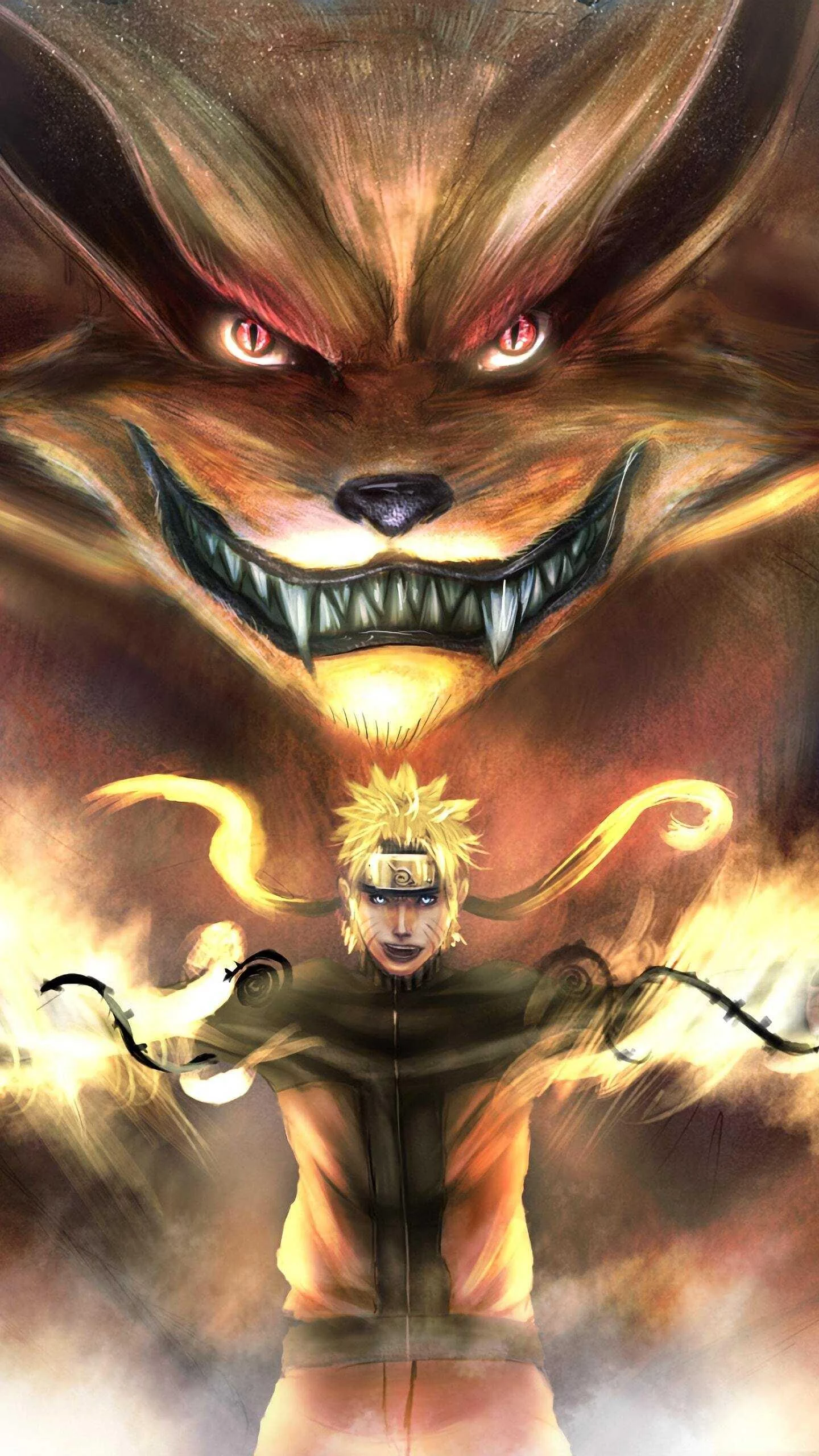 Free Download Naruto Vs Kyuubi Wallpaper Page 5719 (1440 x 2560)