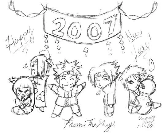 Free Download Naruto Happy New Year Wallpaper Page 574805 (531 x 440)