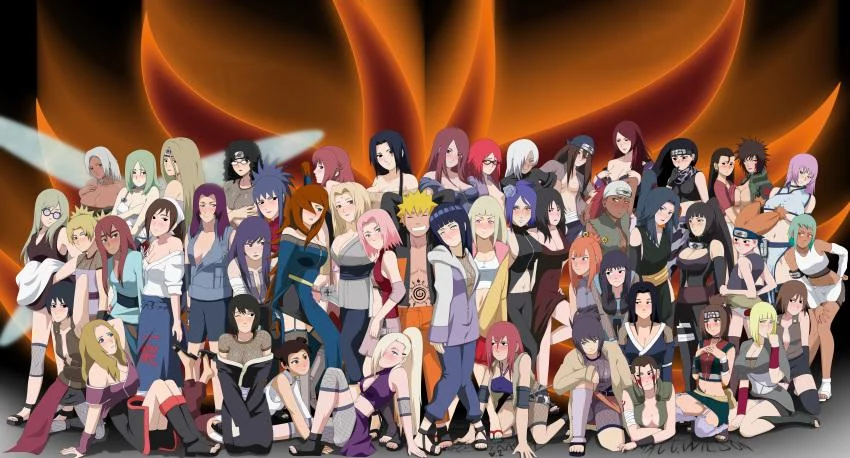 Free Download Naruto Harem Wallpaper Hentai Page 574815 (850 x 458)