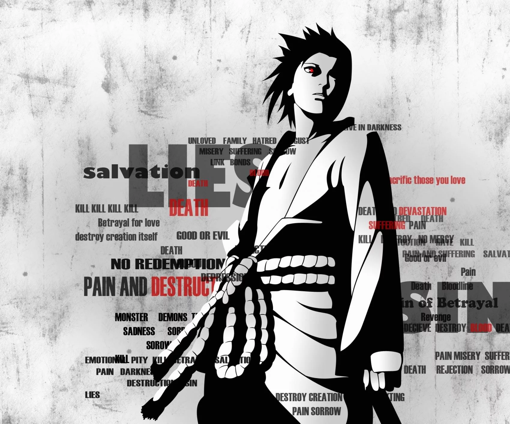 Free Download Naruto Shippuden Black And White Wallpaper Page 586311 (1700 x 1414)