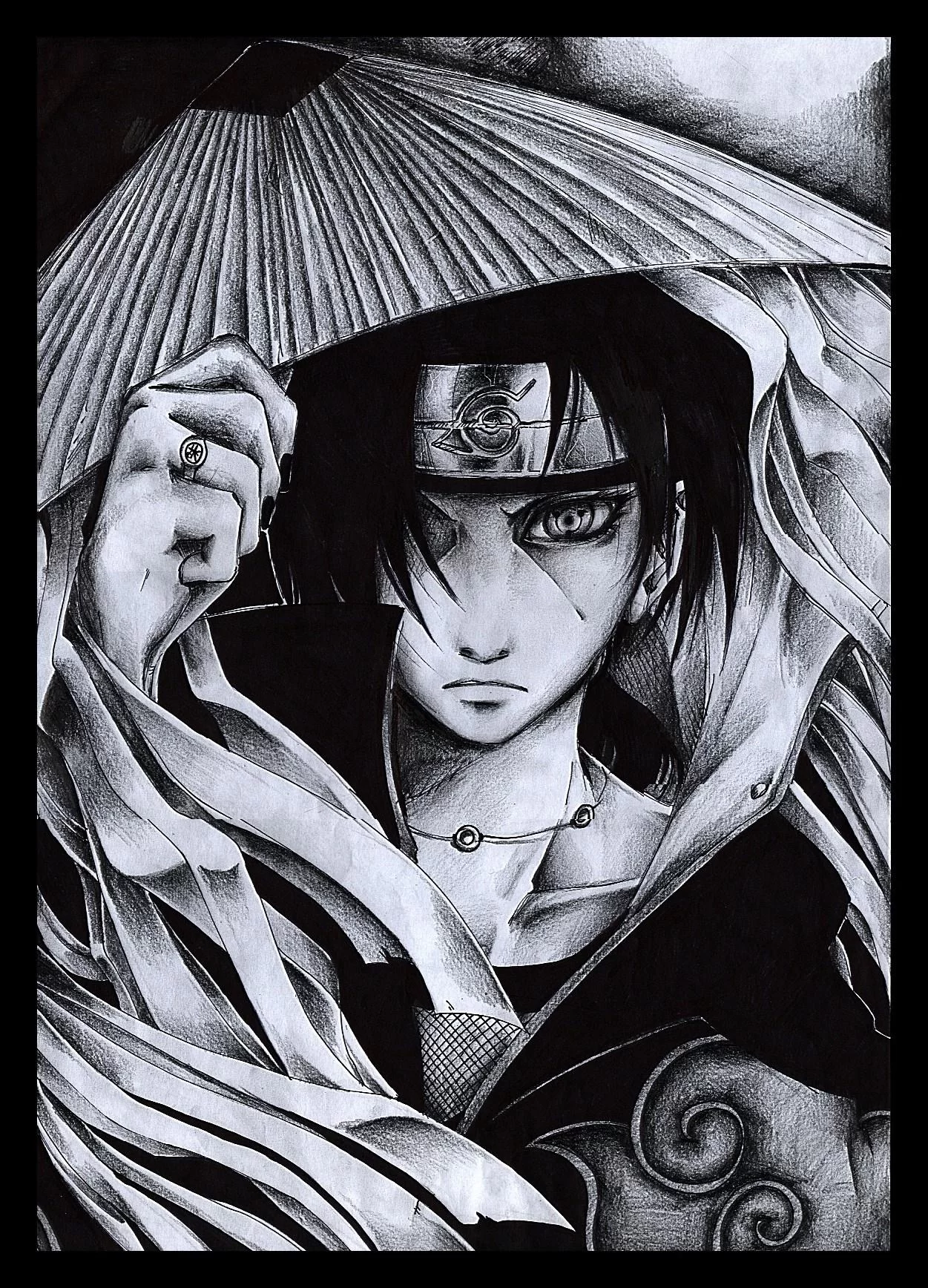 Free Download Simple Naruto Wallpaper Black And White Page 586313 (1251 x 1736)