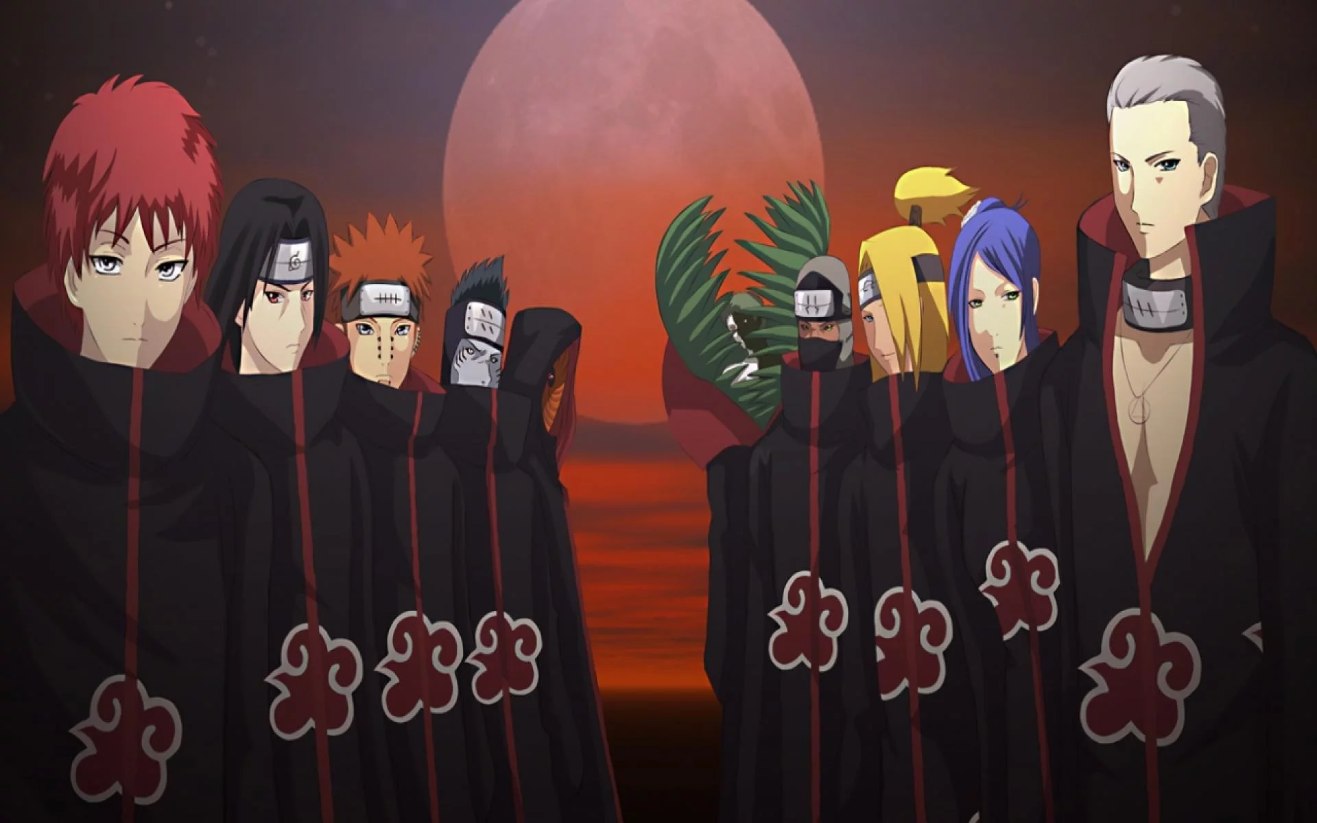 Free Download Naruto Hidden Cloud Wallpaper Page 587900 (1920 x 1200)