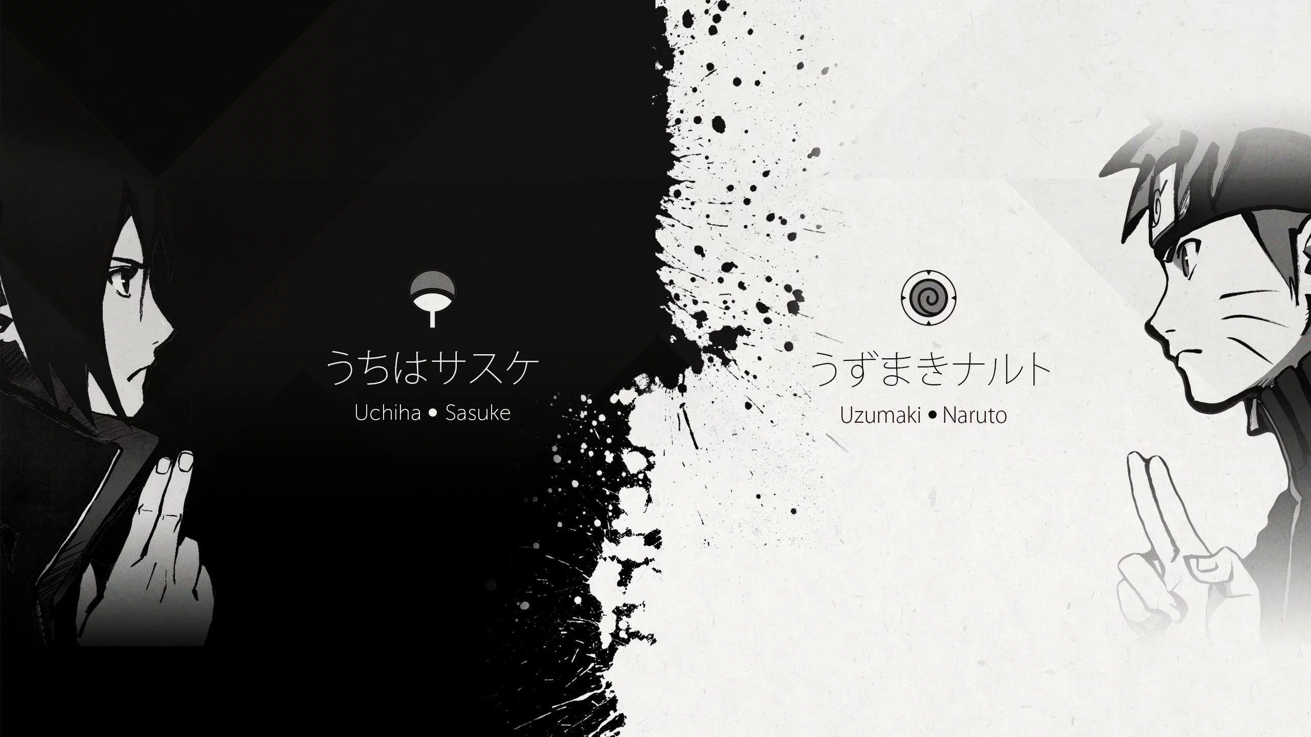 Naruto Sasuke Black Wallpaper Page 5919 (2560 x 1440)