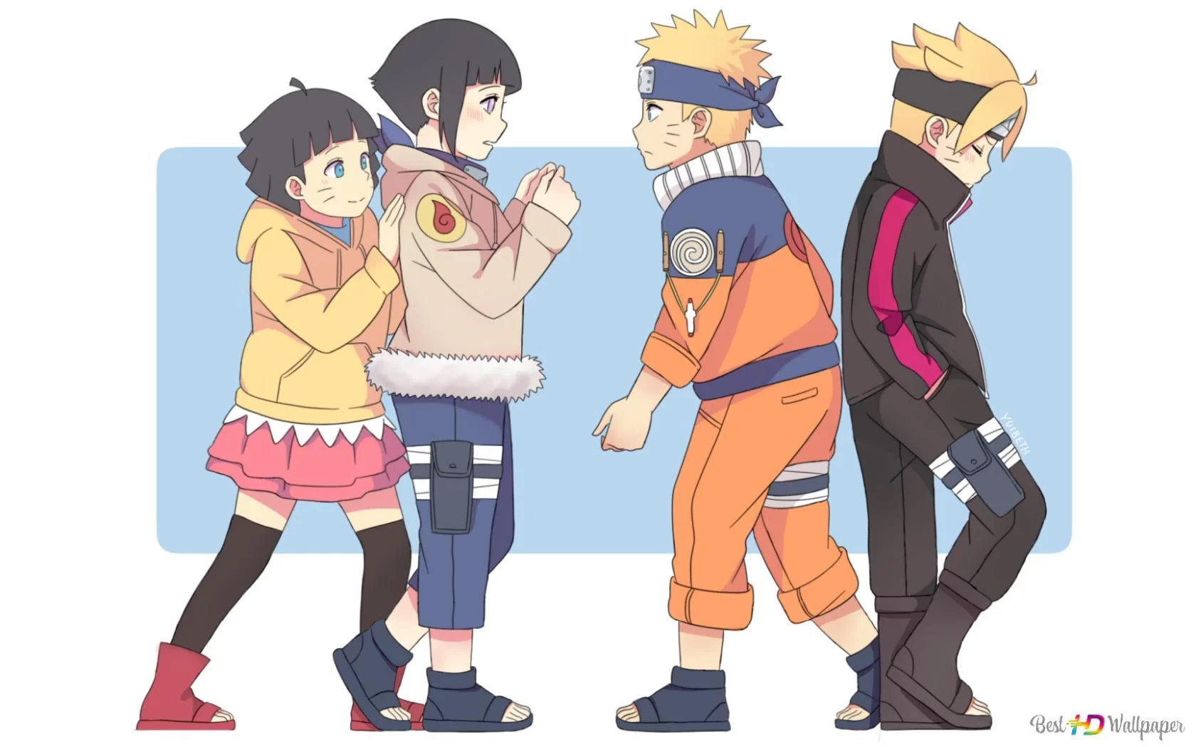 Free Download Naruto Hinata Boruto And Himawari Wallpaper Page 592271 (1680 x 1050)