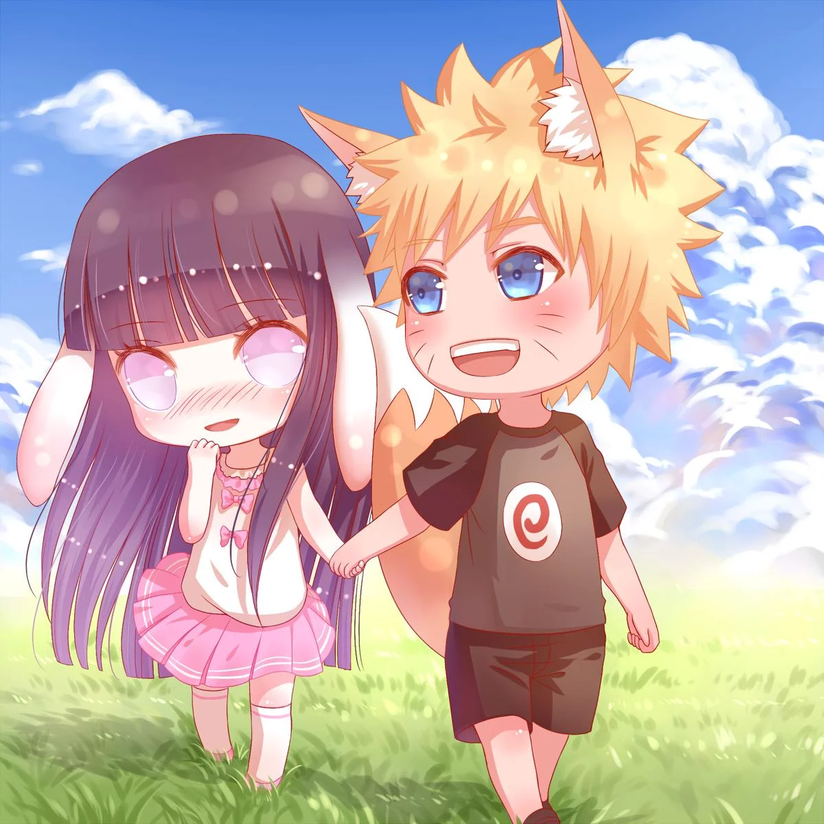 Free Download Naruto Hinata Heart Wallpaper Bunny Fox Page 593199 (1200 x 1200)