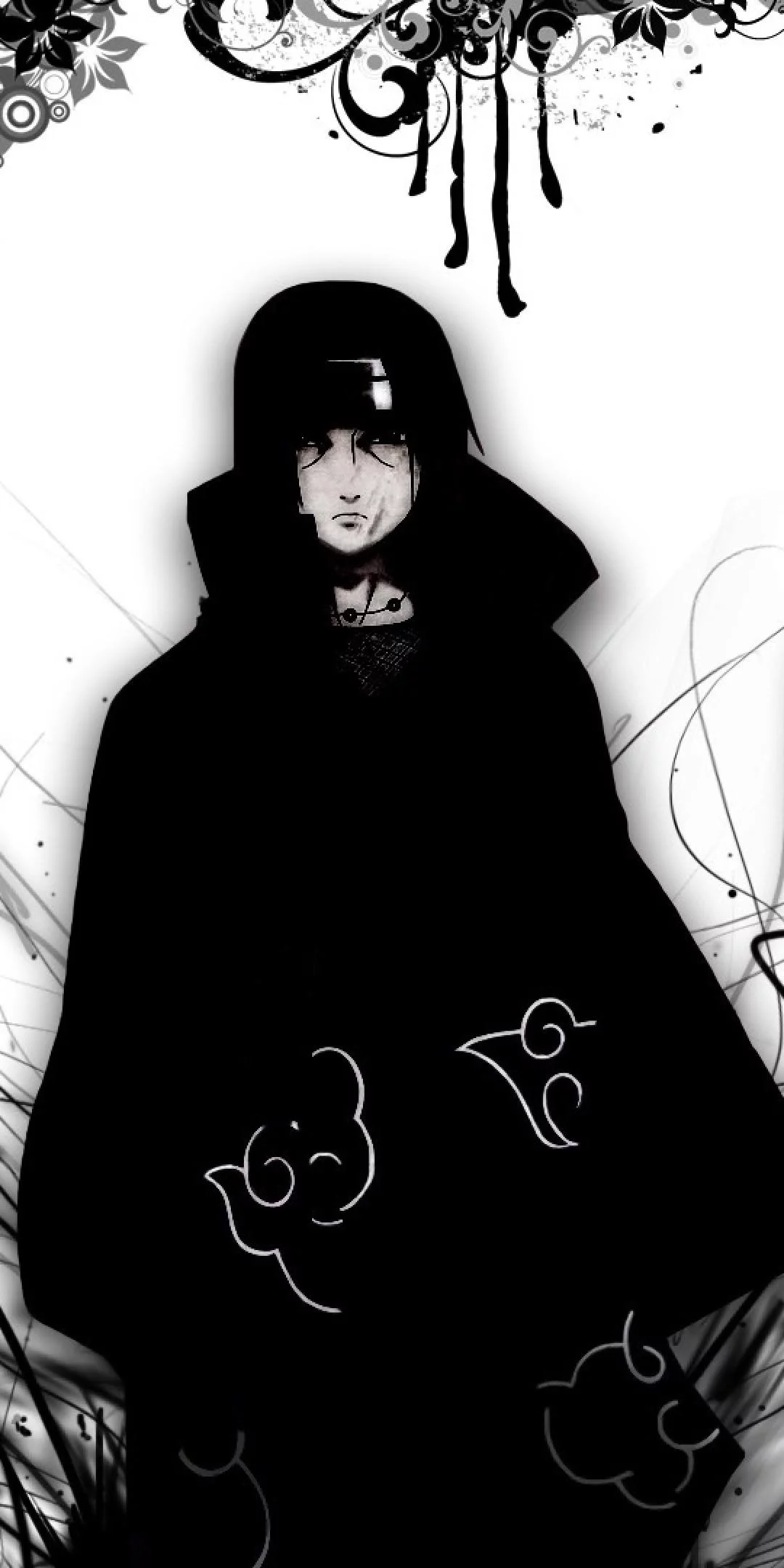 Free Download Black And White Naruto Wallpaper Hd Page 5936 (1080 x 2160)