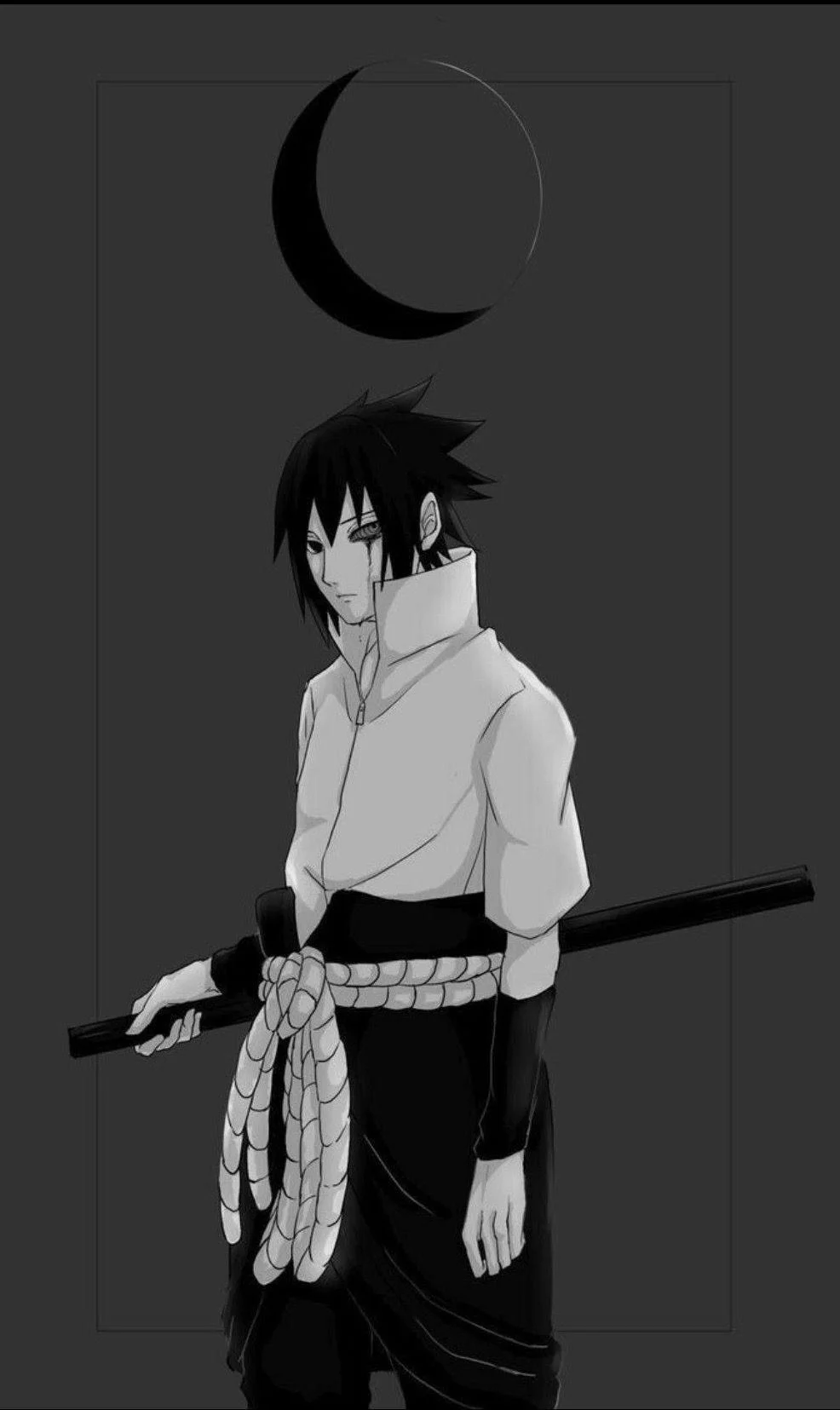 Free Download Naruto And Sasuke Wallpaper Black And White Page 5942 (986 x 1655)