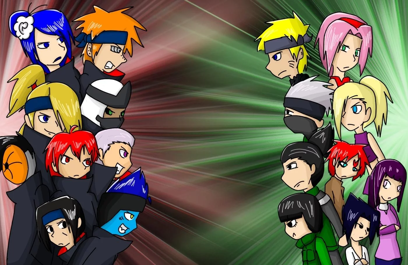 Free Download Wallpaper Naruto Vs Akatsuki Page 60027 (1400 x 909)