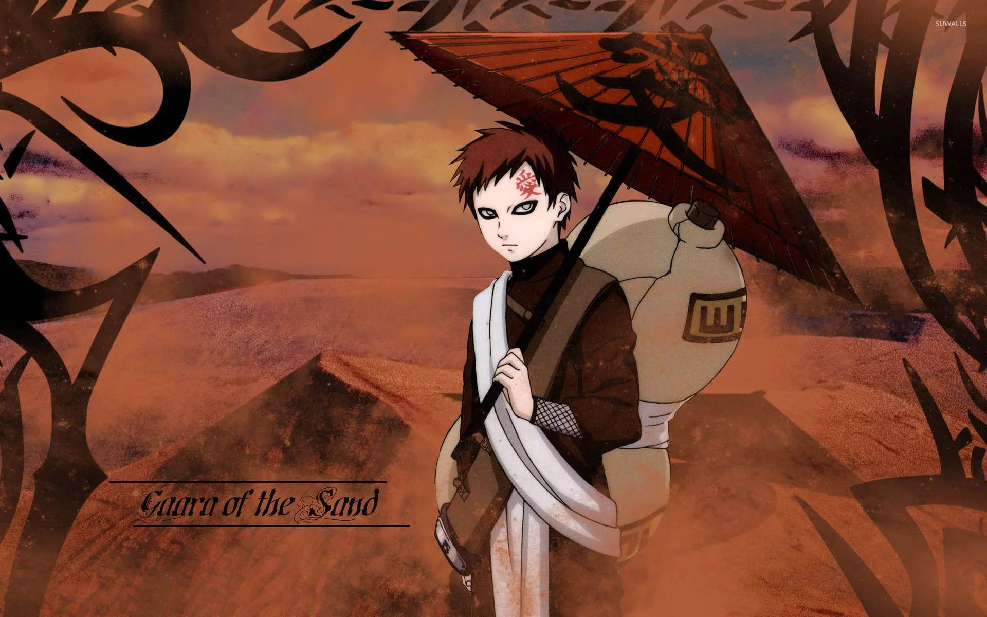 Free Download Wallpaper Naruto Vs Gaara Page 60080 (1920 x 1200)