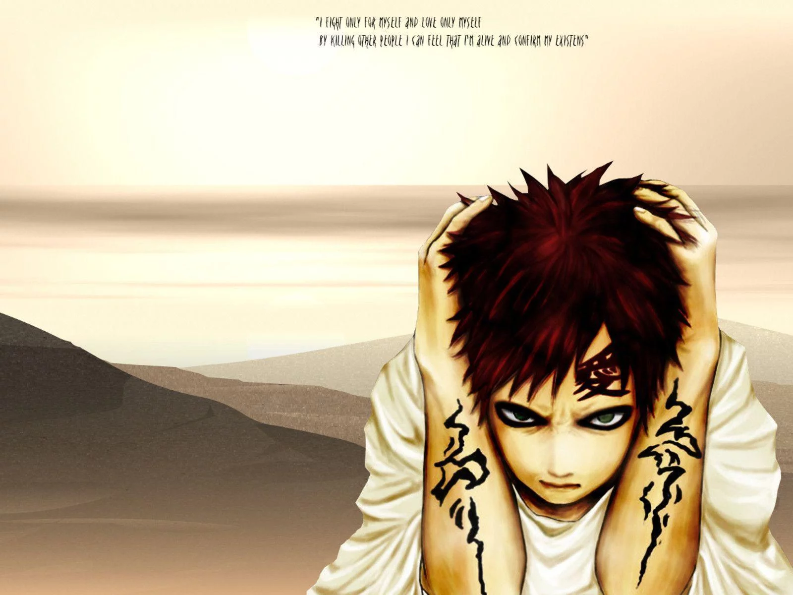 Free Download Wallpaper Naruto Vs Gaara Page 60085 (1600 x 1200)