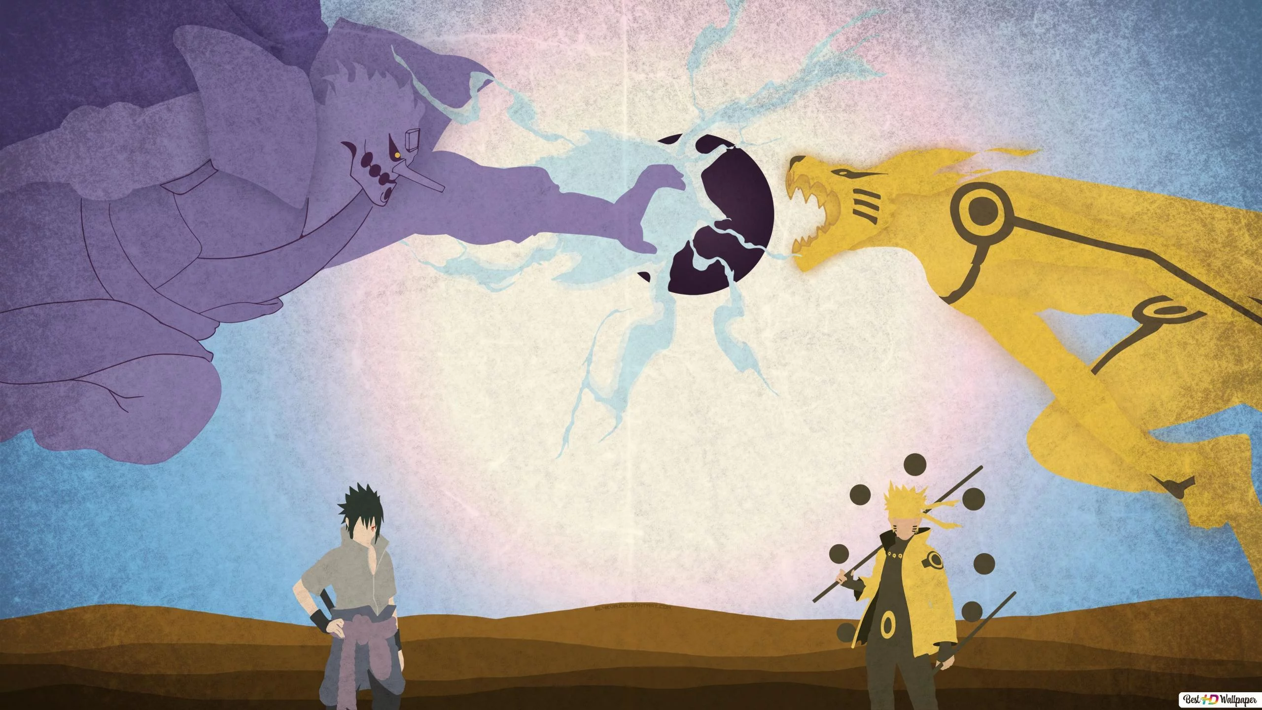 Free Download Wallpaper Naruto Vs Sasuke Hd Page 60226 (2560 x 1440)