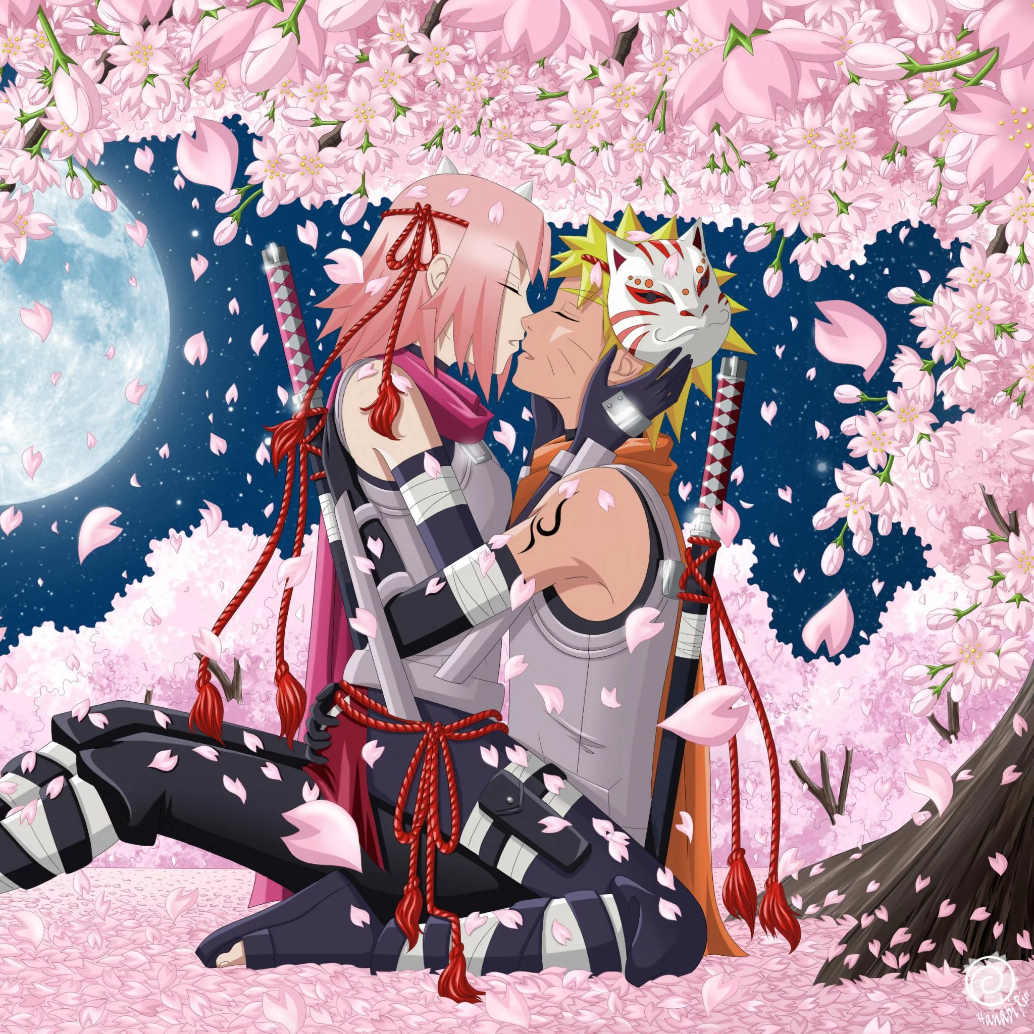 Free Download Wallpaper Naruto X Sakura Page 60256 (2048 x 2048)