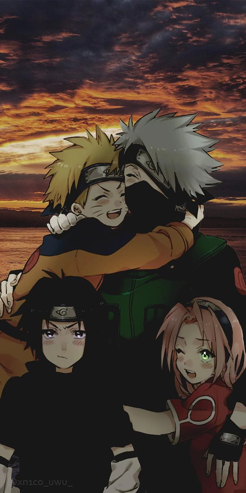 Free Download Naruto Sasuke Sakura Kakashi Wallpaper Page 60278 (800 x 1600)