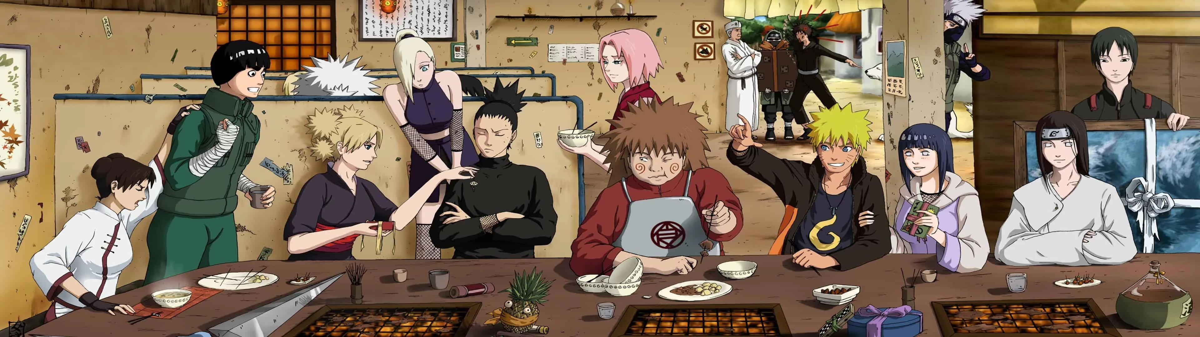 Free Download Naruto Desktop Wallpaper Span Up And Down Page 61205 (3840 x 1080)