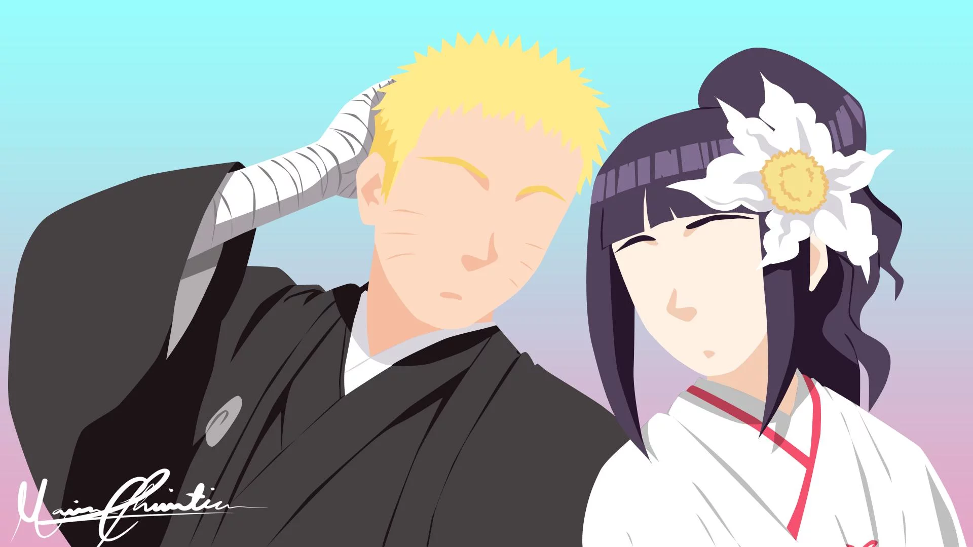 Free Download Naruto Hinata Wedding Wallpaper Hd Page 615835 (1920 x 1080)