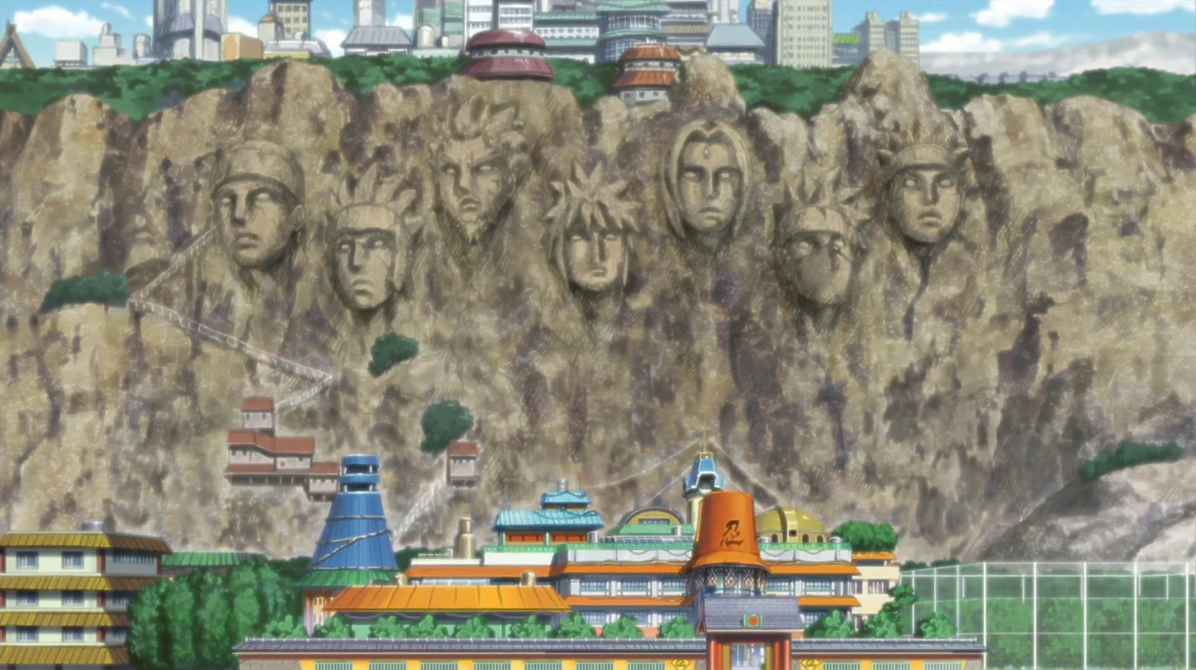 Free Download Naruto Hokage Statue Wallpaper Page 619323 (3840 x 2152)