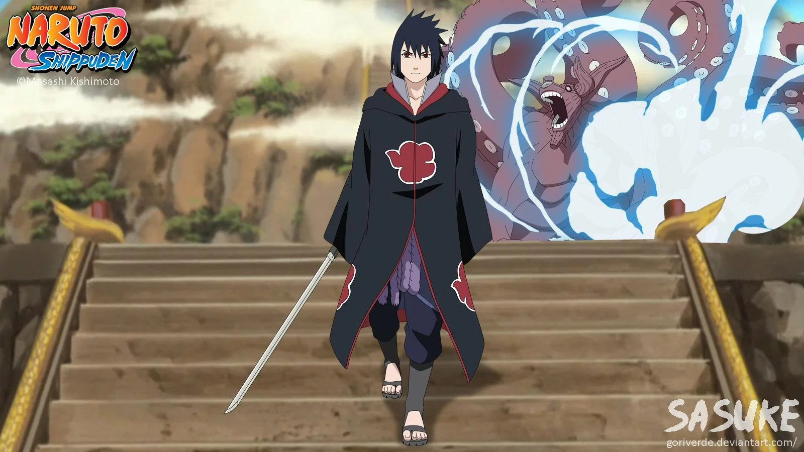Free Download Naruto Hokage Vs Sasuke Akatsuki Wallpaper Page 619385 (1600 x 900)
