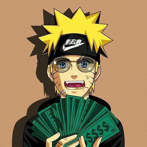 Free Download Naruto Holding Money Wallpaper Page 621003 (500 x 500)