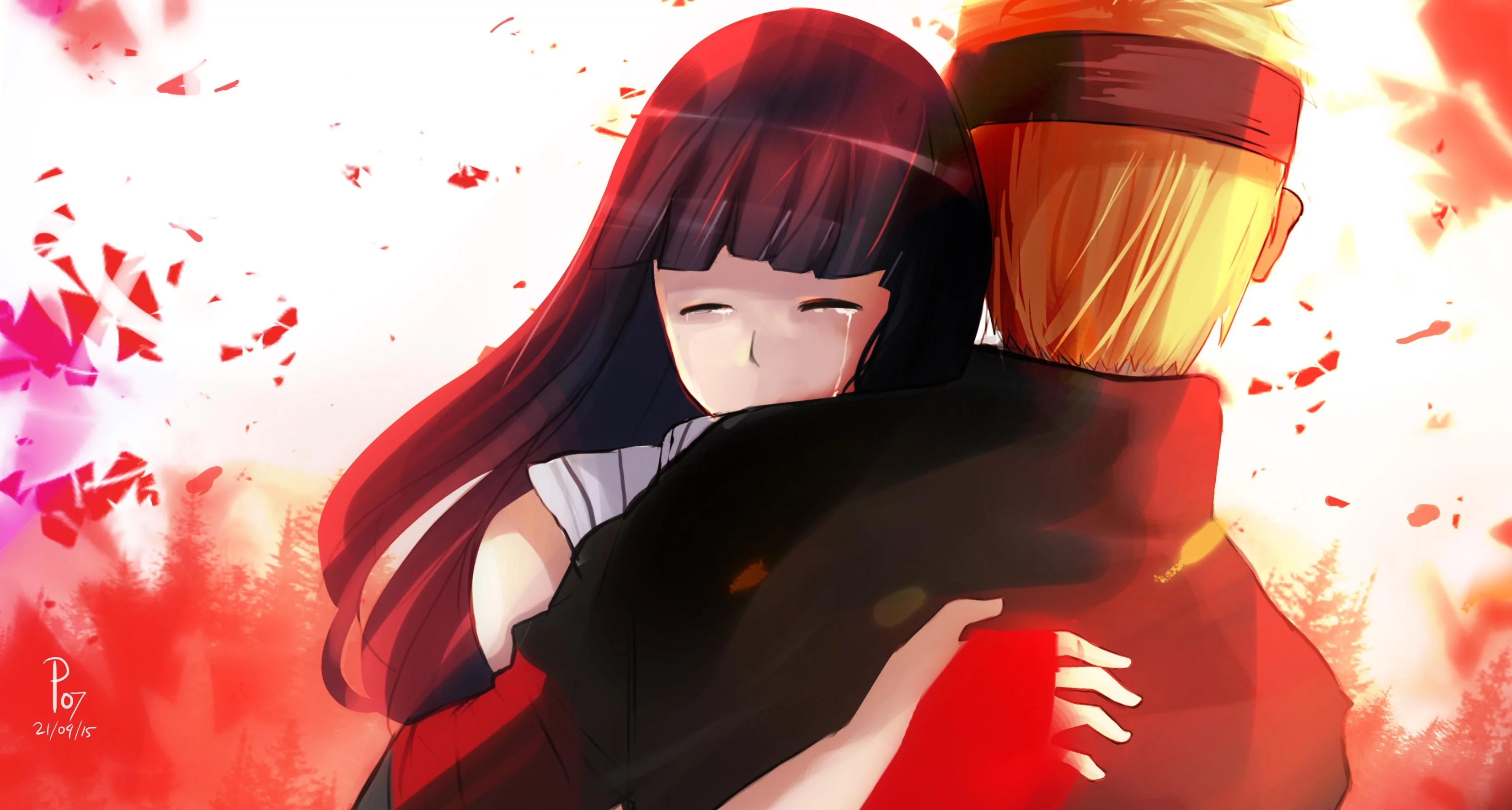 Free Download Naruto Hugging Hinata Wallpaper Page 621172 (3307 x 1772)