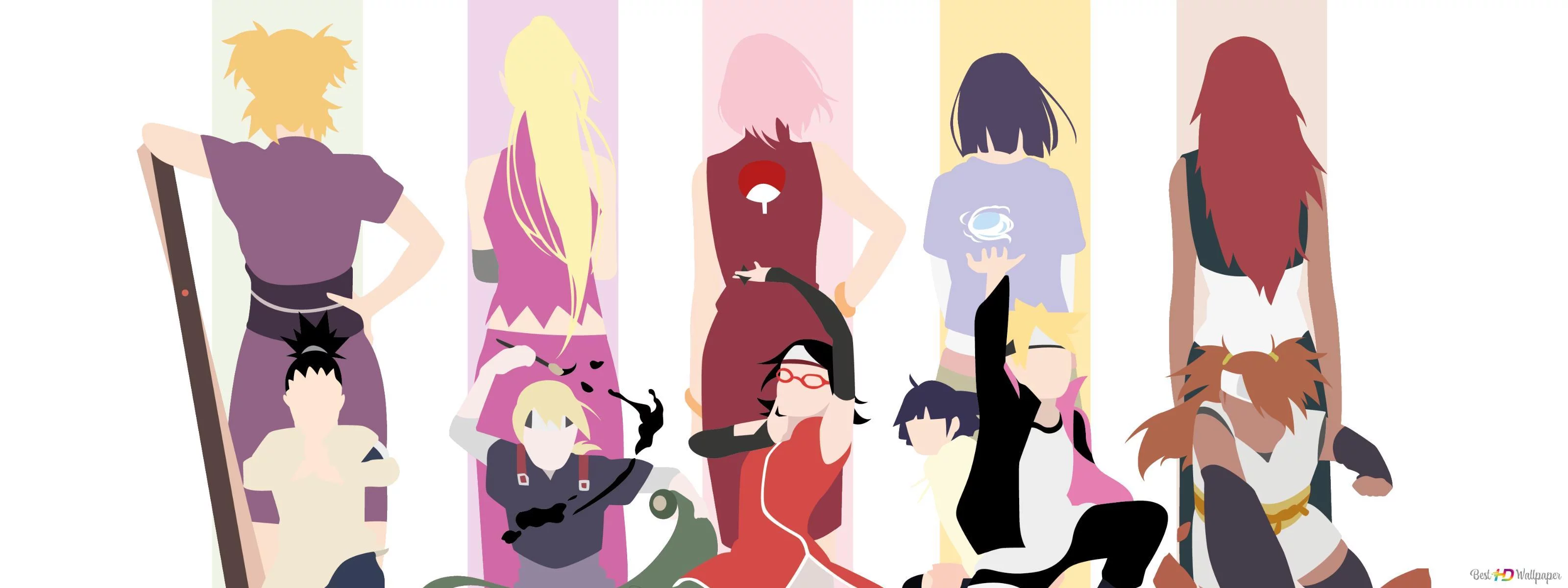 Free Download 1080p Wallpaper Minimalist Naruto Page 62218 (3200 x 1200)