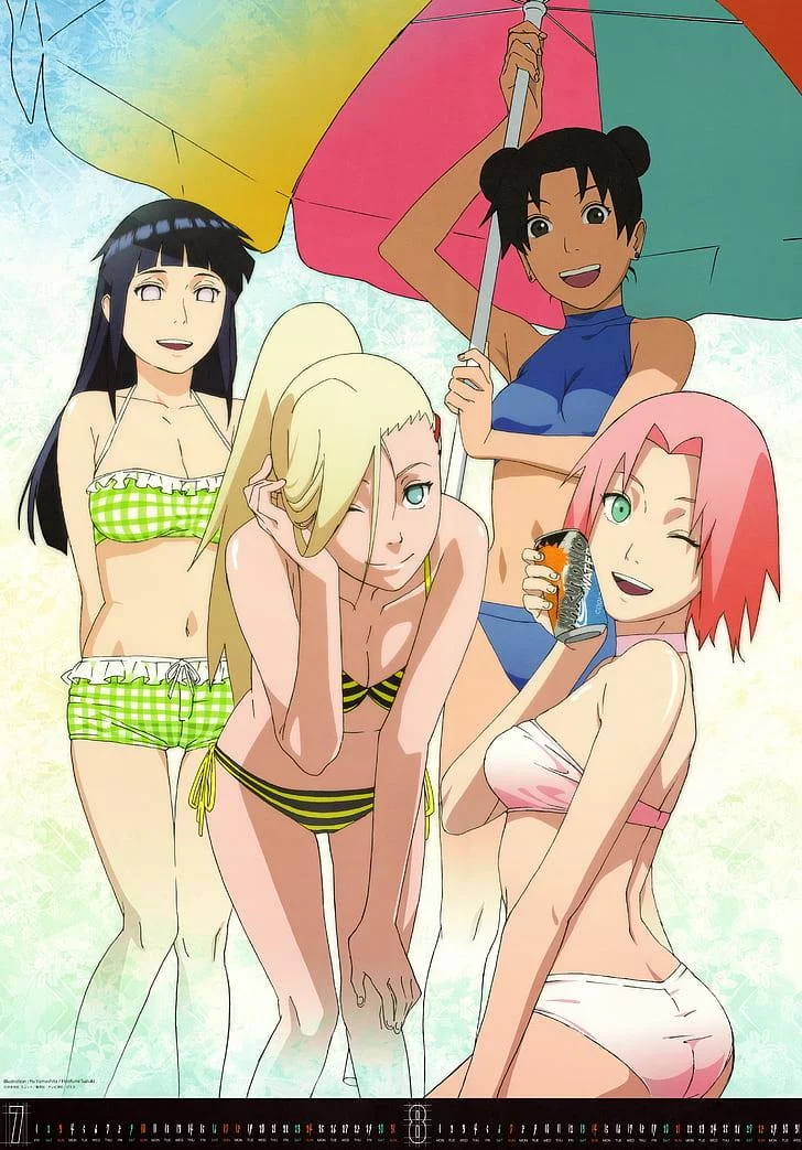 Free Download Naruto Shippuden Sakura And Hinata Swimsuit Wallpaper Page 632484 (728 x 1043)