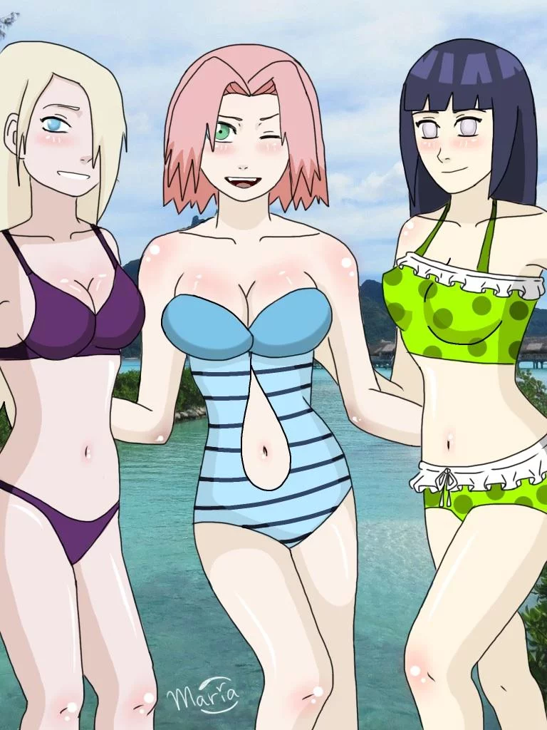 Free Download Naruto Shippuden Sakura And Hinata Swimsuit Wallpaper Page 632509 (768 x 1024)