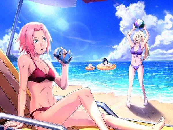 Free Download Naruto Shippuden Sakura And Hinata Swimsuit Wallpaper Page 632526 (600 x 450)