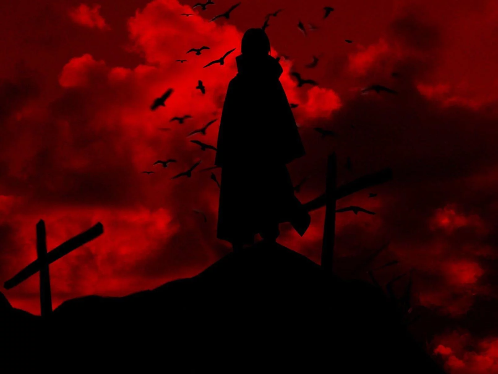 Free Download Naruto Itachi Red Eye Mobile Wallpaper Page 632910 (1610 x 1208)