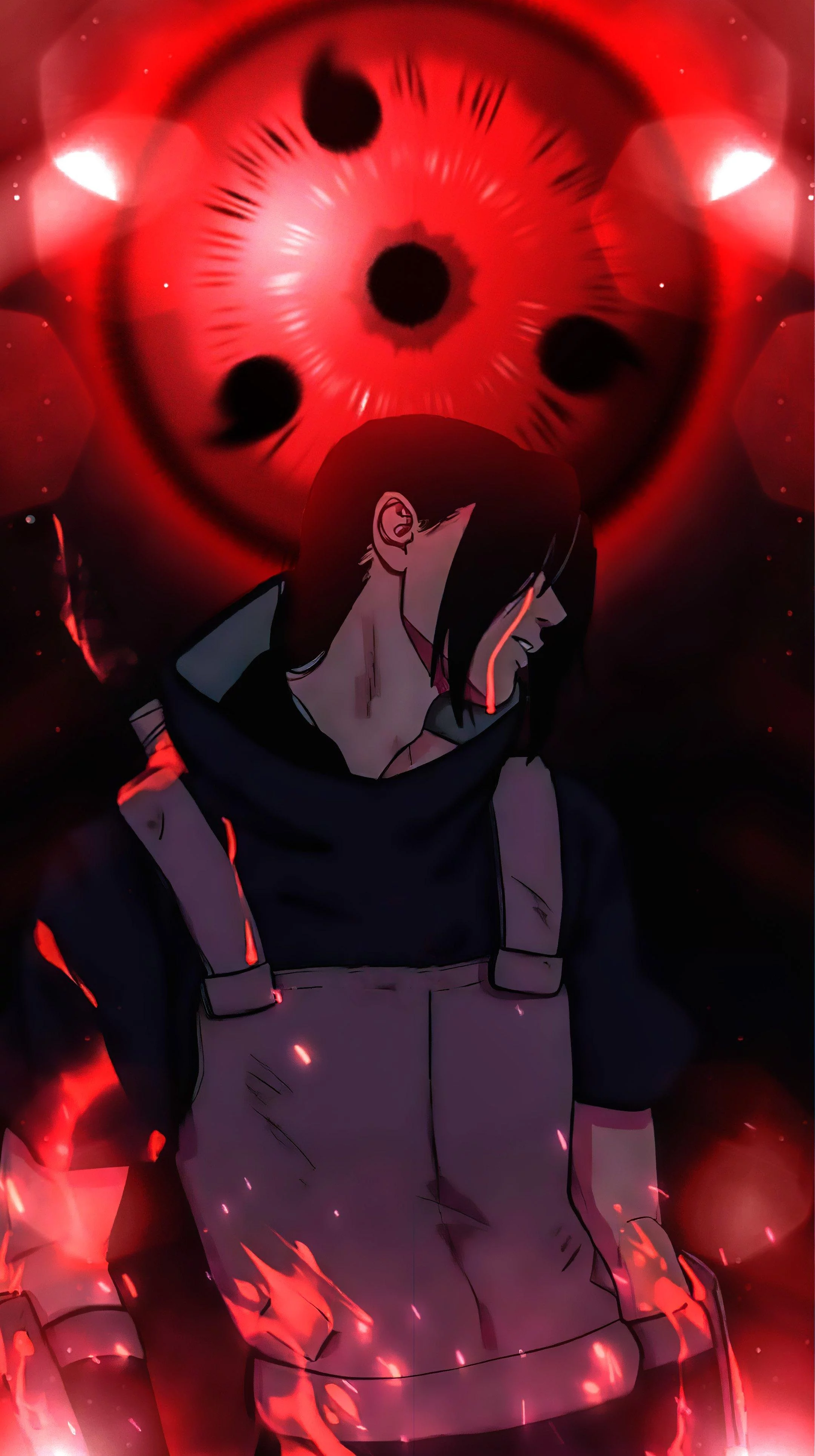 Free Download Naruto Itachi Red Eye Mobile Wallpaper Page 632915 (2160 x 3860)