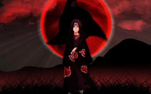 Free Download Naruto Itachi Red Eye Mobile Wallpaper Page 632924 (496 x 310)