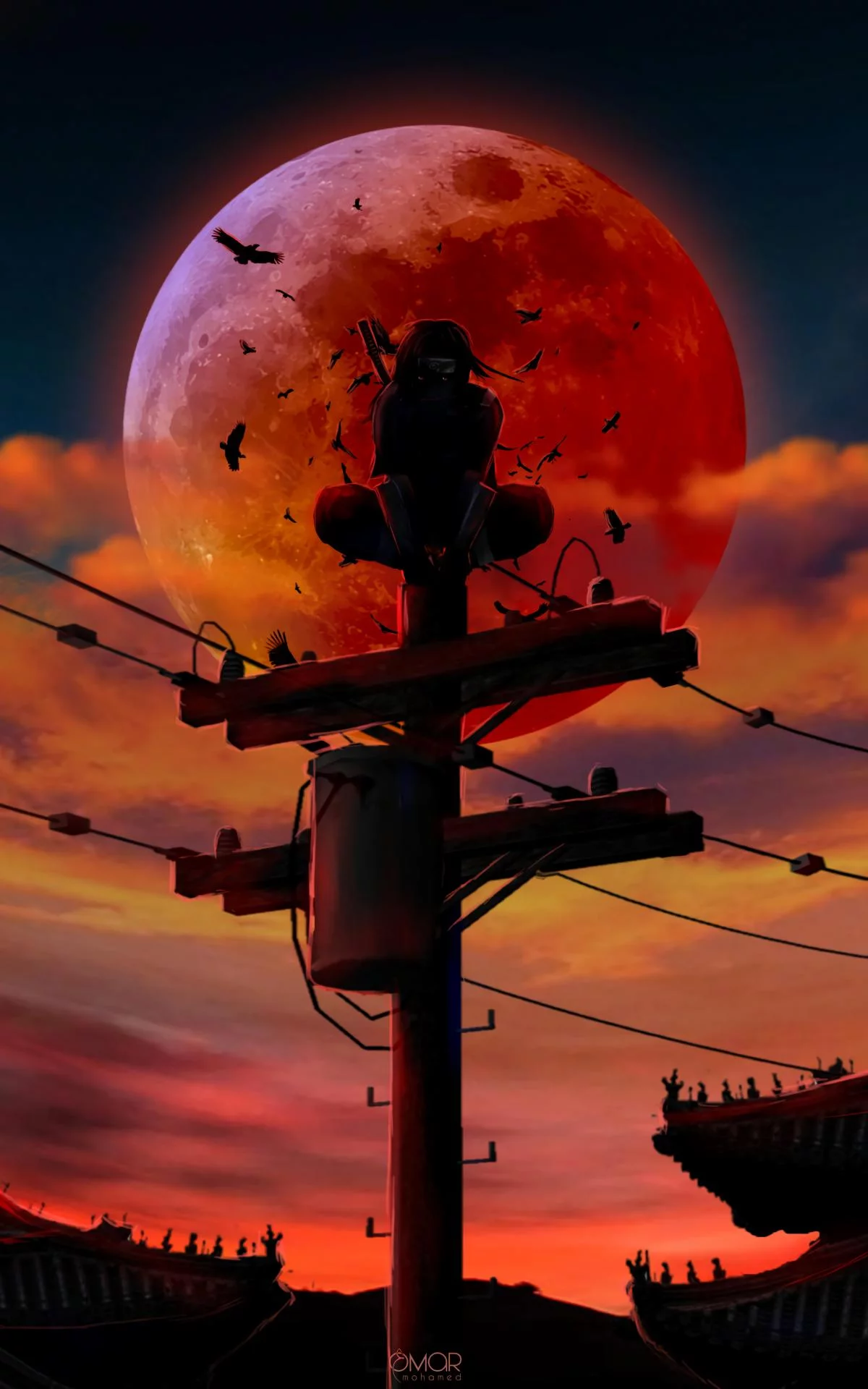 Free Download Naruto Itachi Red Eye Mobile Wallpaper Page 632930 (1200 x 1920)