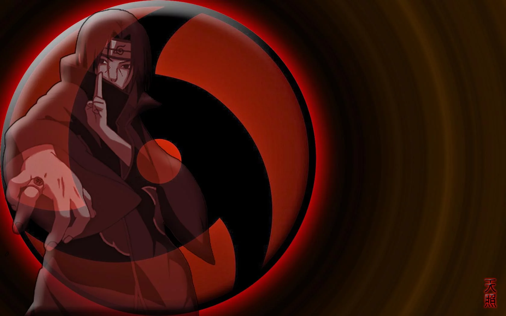 Free Download Naruto Itachi Red Eye Mobile Wallpaper Page 632945 (1680 x 1050)