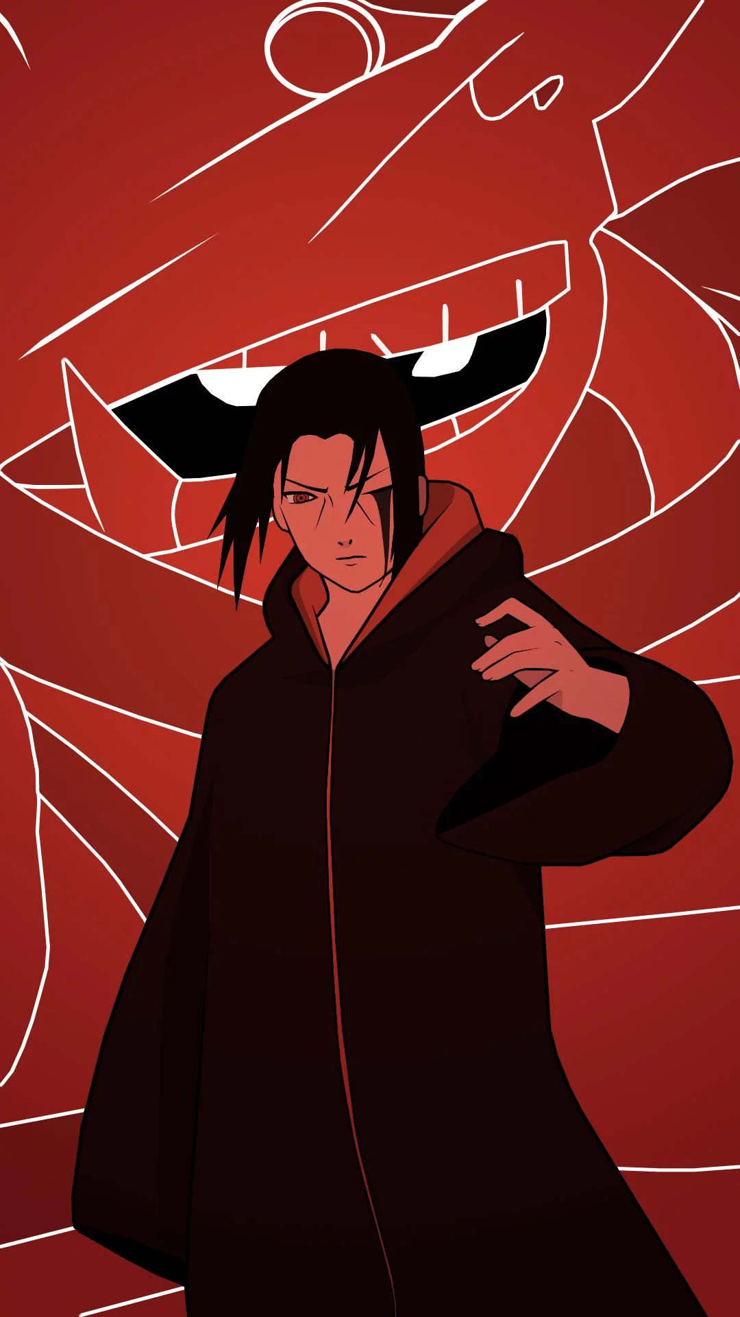 Free Download Naruto Itachi Red Eye Mobile Wallpaper Page 632961 (1080 x 1920)