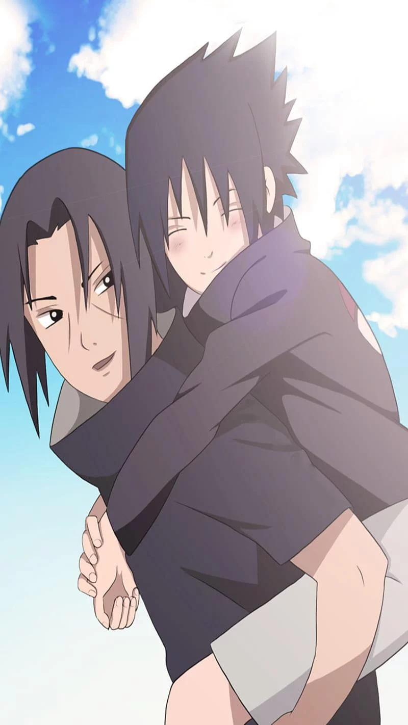 Free Download Naruto Itachi Carrying Sasuke Wallpaper Page 634432 (800 x 1422)