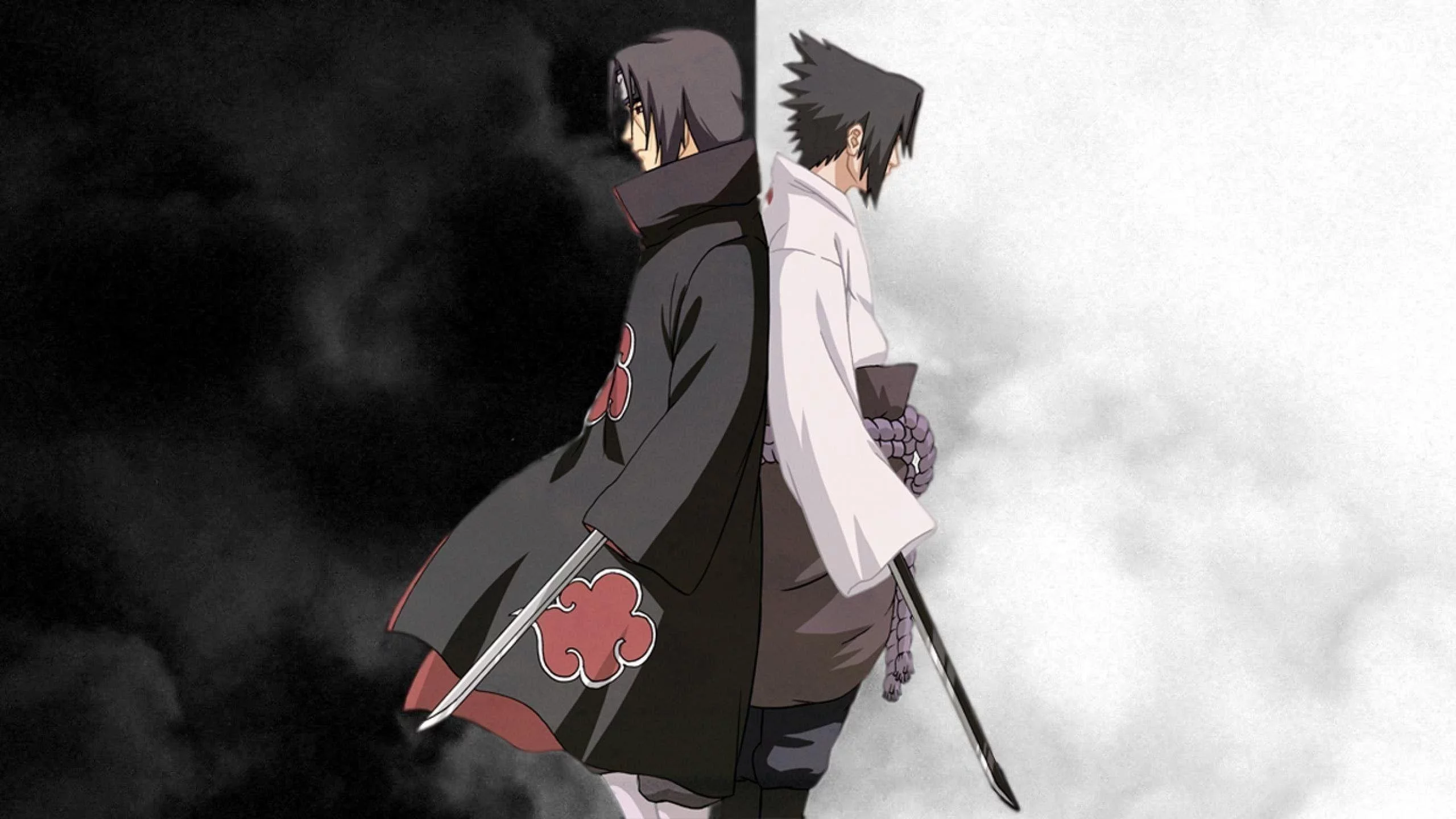 Free Download Naruto Itachi Carrying Sasuke Wallpaper Page 634448 (2560 x 1440)
