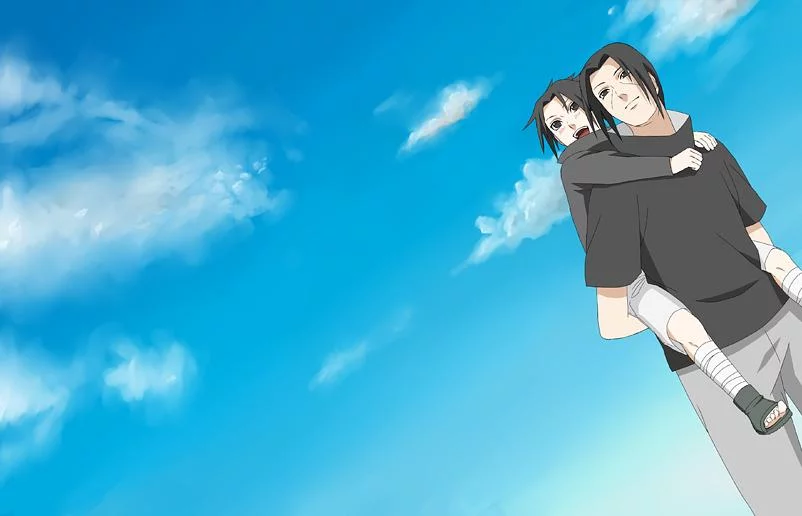 Free Download Naruto Itachi Carrying Sasuke Wallpaper Page 634449 (802 x 516)