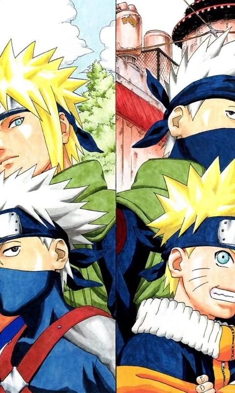 Free Download Naruto Kakashi Minato Wallpaper Page 637027 (480 x 800)